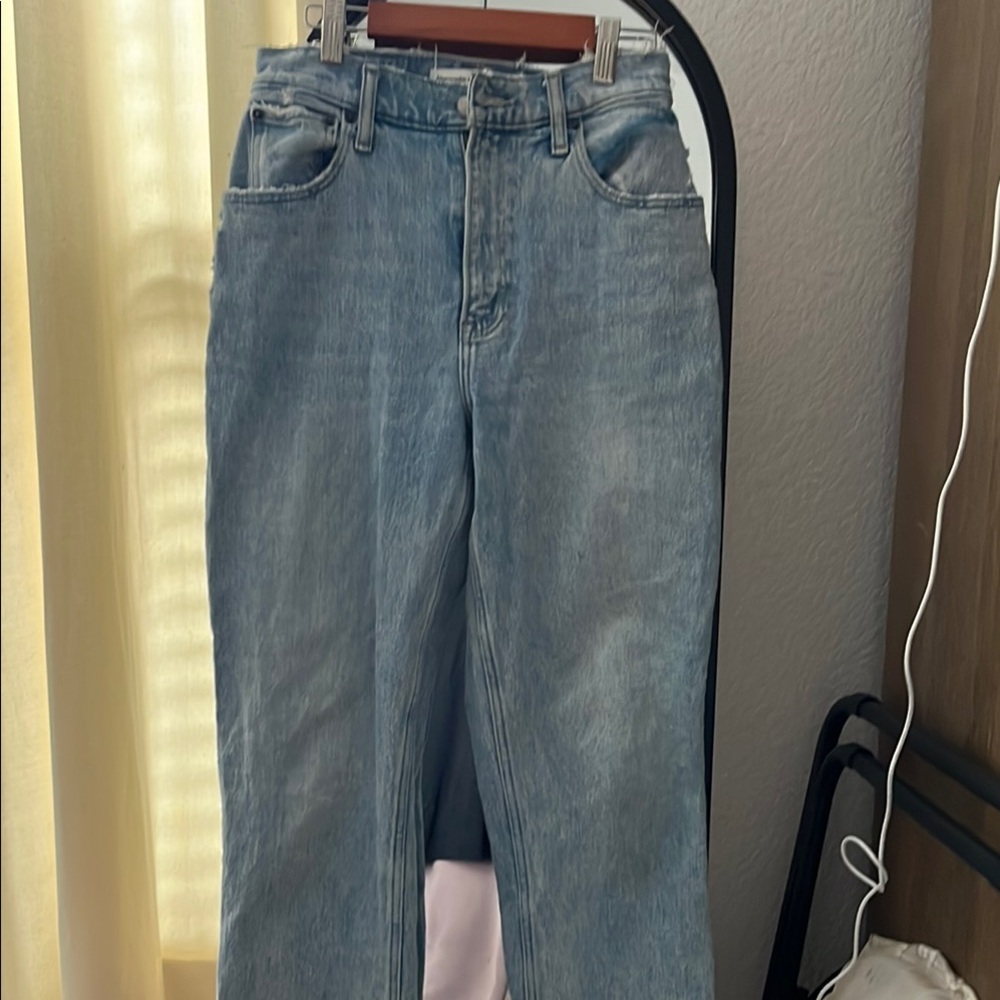 Abercrombie curve love 90’s straight ultra high rise jeans